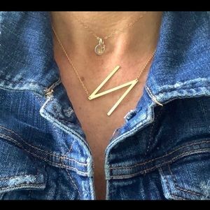 INITIAL “N” NECKLACE